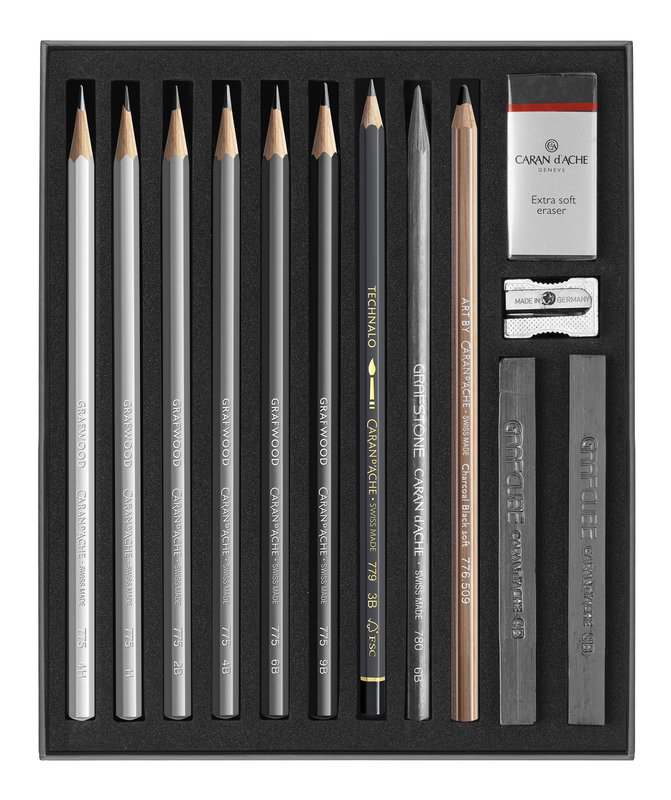 CARAN D'ACHE Artist Art by Esquisse 14 pcs-FSC