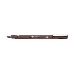 UNI-BALL Stylo Pointe Calibrée 0.1Mm Uni Pin Sépia