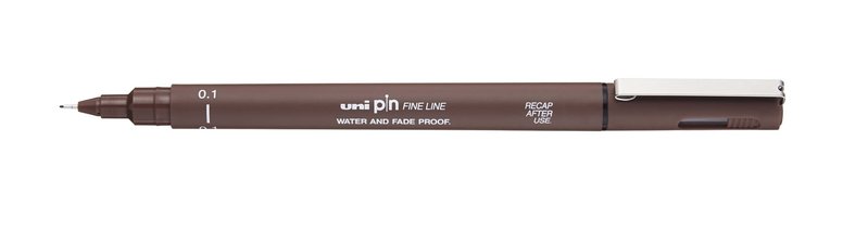 UNI-BALL Stylo Pointe Calibrée 0.1Mm Uni Pin