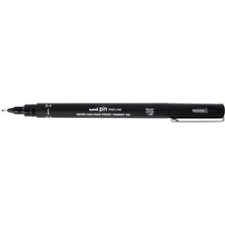 UNI-BALL Stylo Pointe Calibree 0.4mm Uni Pin Noir