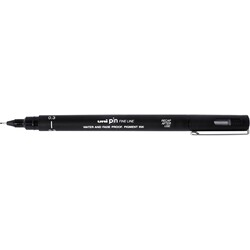 UNI-BALL Stylo Pointe Calibree 0.3mm Uni Pin Noir