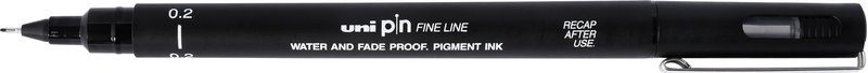 UNI-BALL Stylo Pointe Calibrée 0.2Mm Uni Pin
