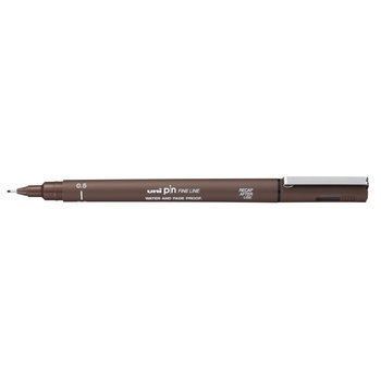 UNI-BALL Stylo Pointe Calibrée 0.5Mm Uni Pin Sépia