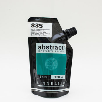 SENNELIER Acrylique Abstract 120ml Vert de Cobalt foncé imitation