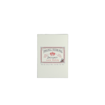 CROWN MILL Bloc Corres. 50 Feuilles A5 Vergé Crème 100 G.