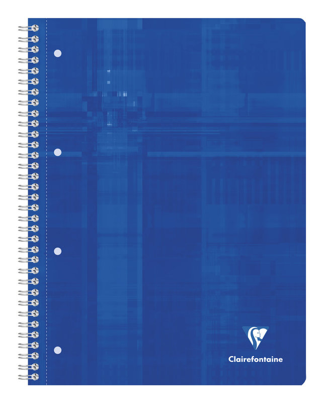 Clairefontaine - Papeterie - Cahier en polypro à spirales 160