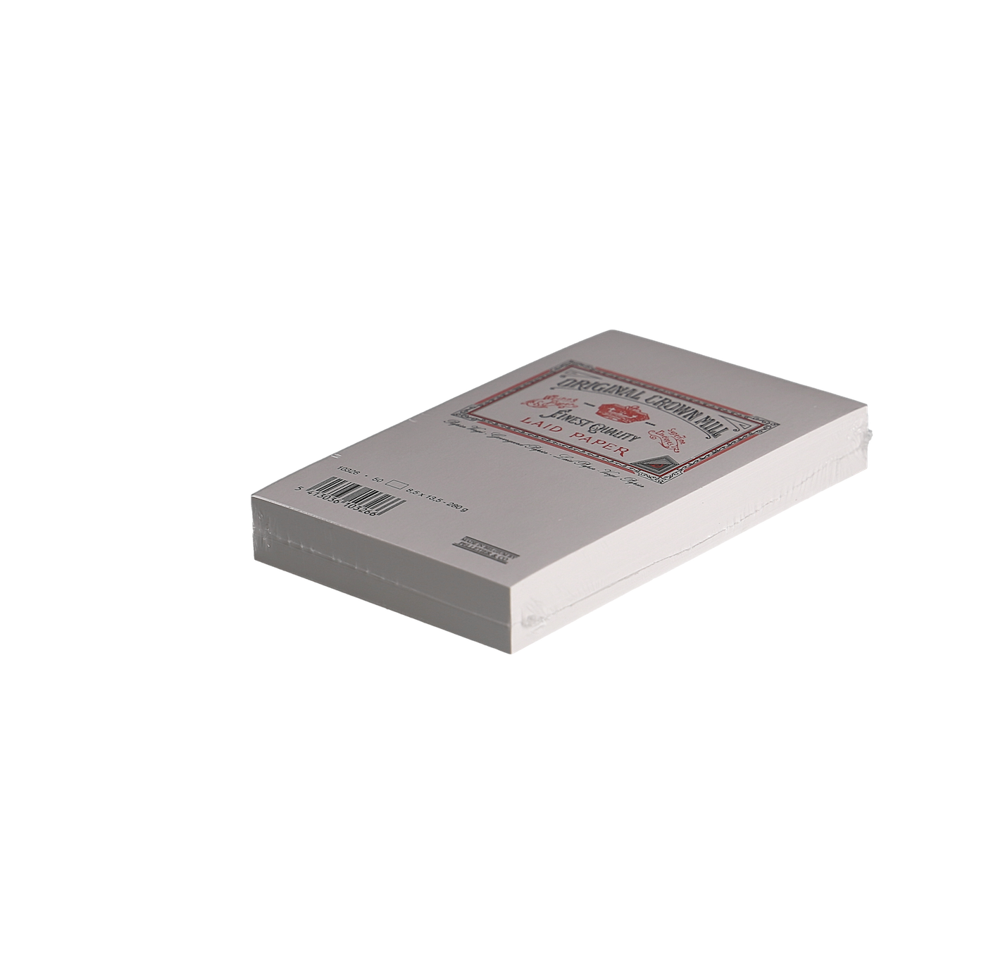 CROWN MILL 50 Cartes 8,5X13,5 Vergé Blanc 280 G.