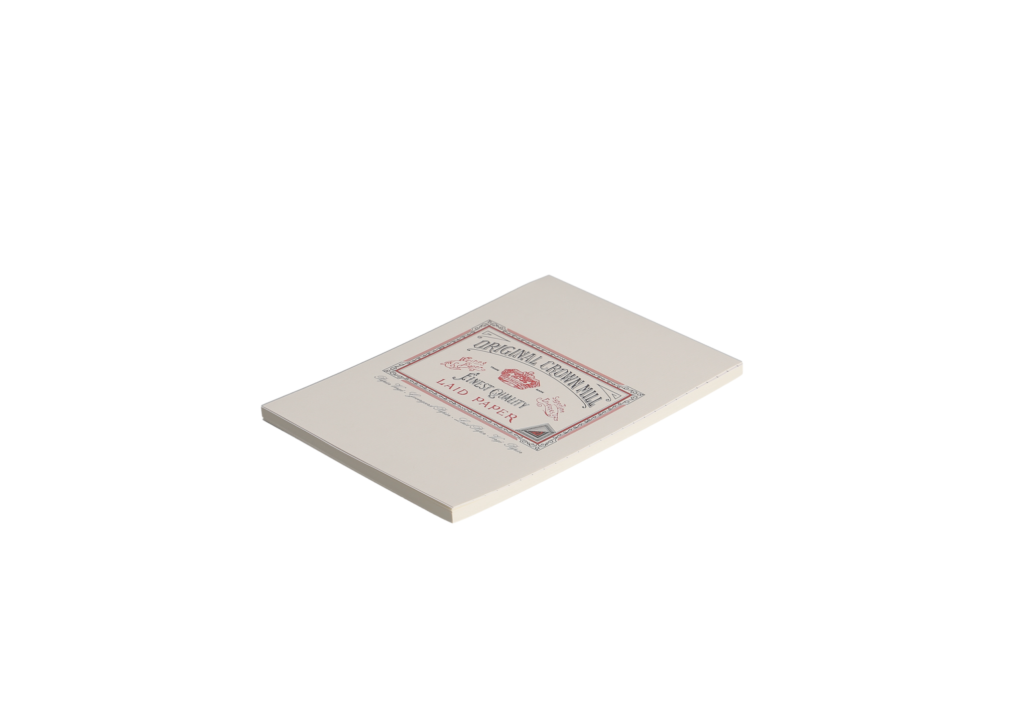 CROWN MILL Bloc Corres. 50 Feuilles A5 Vergé Crème 100 G.