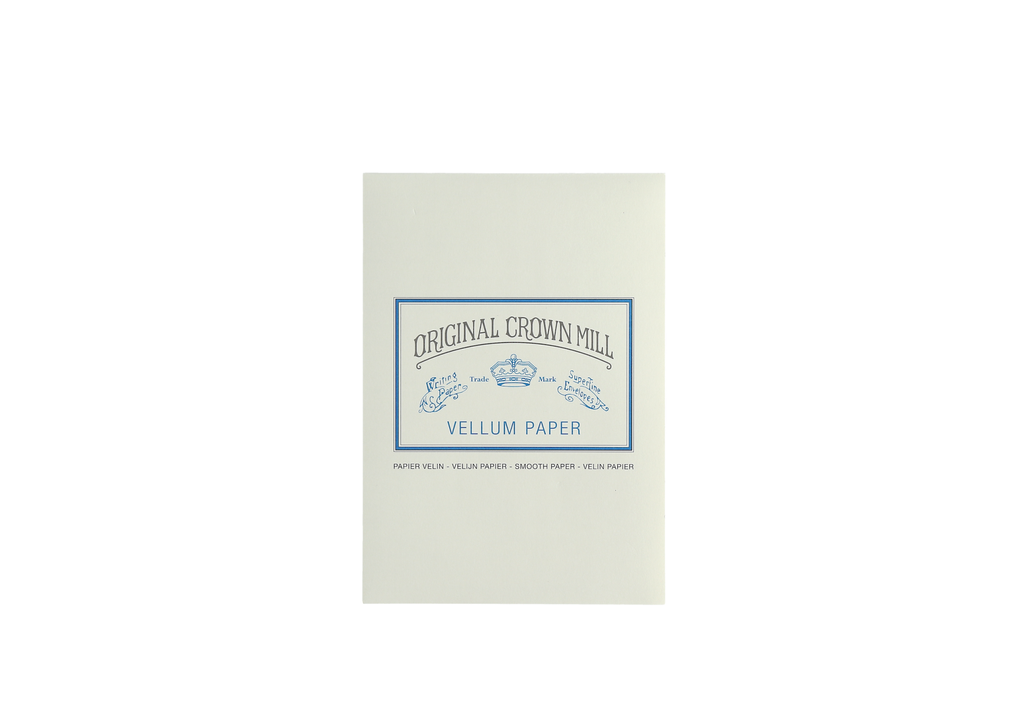 CROWN MILL Bloc Corres. 50 Feuilles A5 Vélin Crème 100 G.