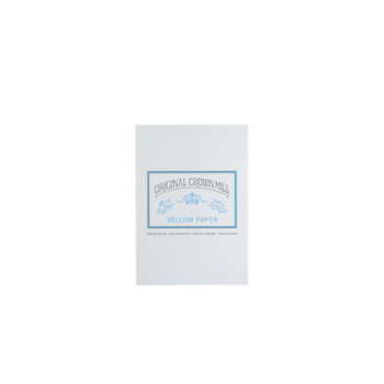 CROWN MILL Bloc Corres. 50 Feuilles A5 Vélin Blanc 100 G.