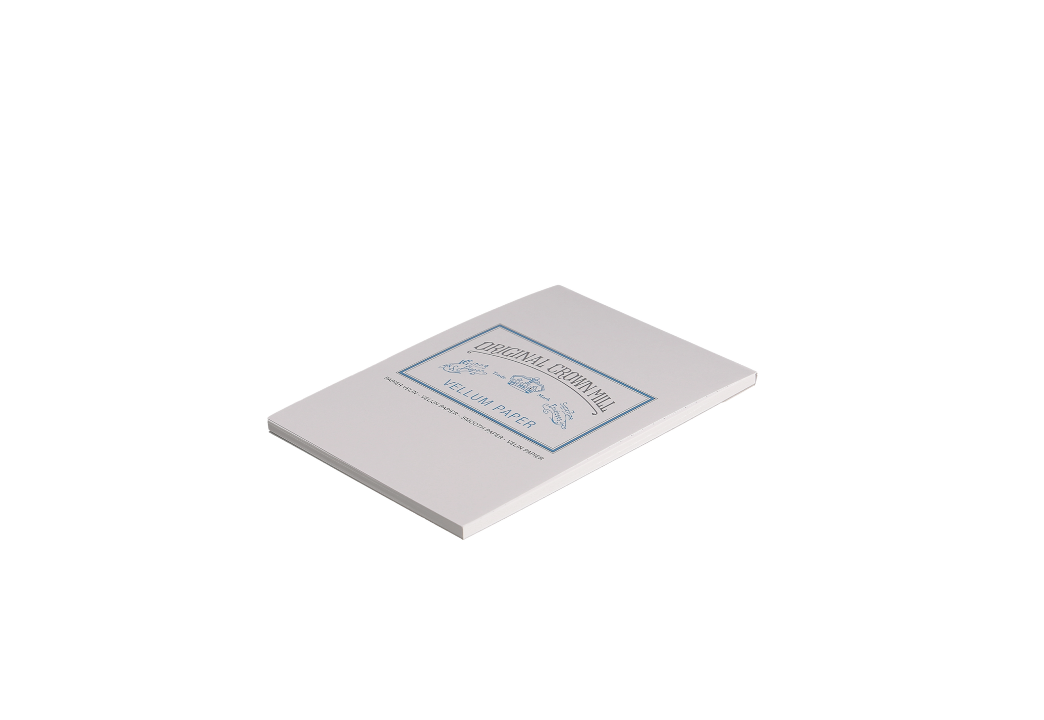 CROWN MILL Bloc Corres. 50 Feuilles A5 Vélin Blanc 100 G.