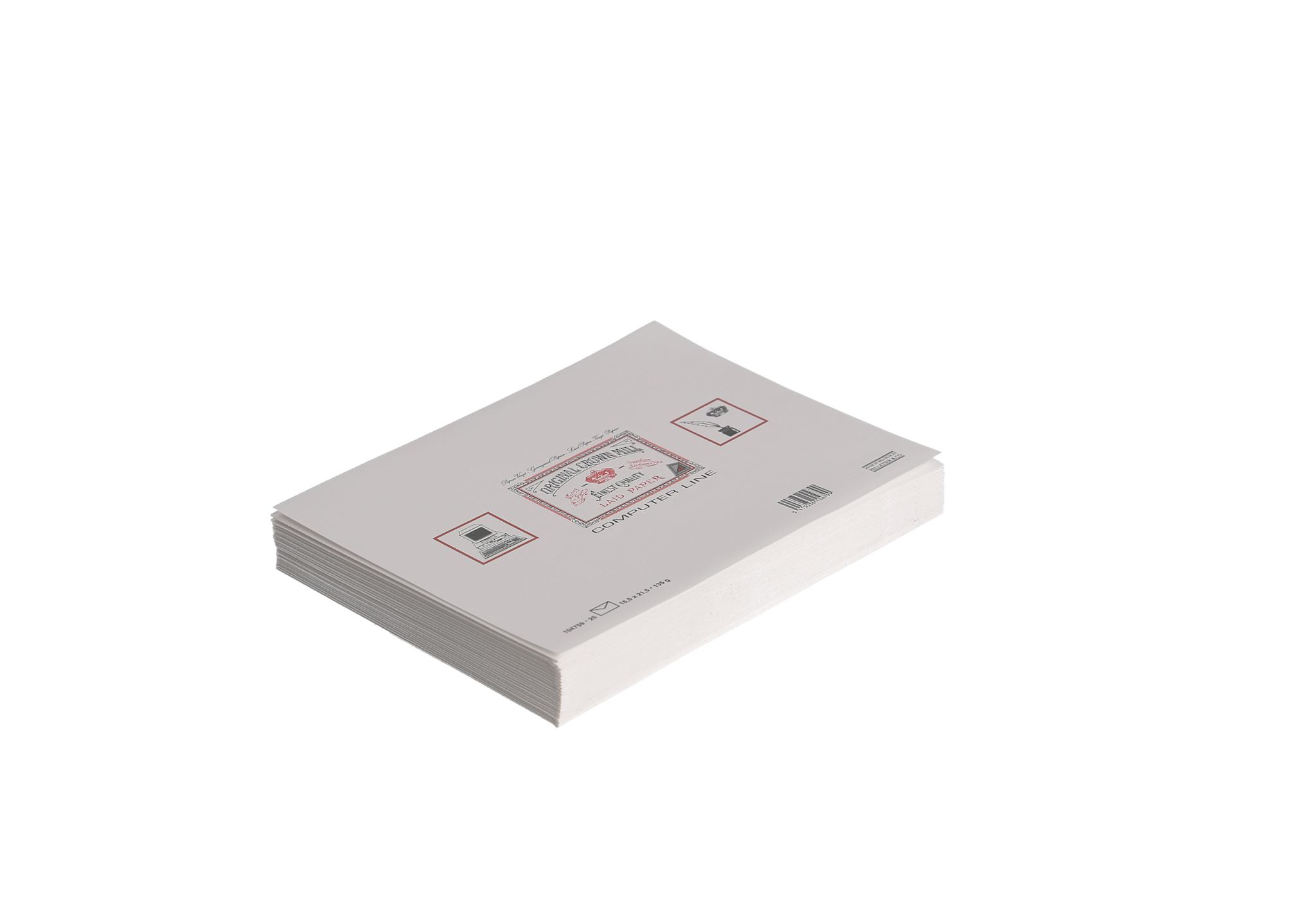 CROWN MILL 25 Env 16,5X21,5 Non Dbl Vergé Blanc 135 G.