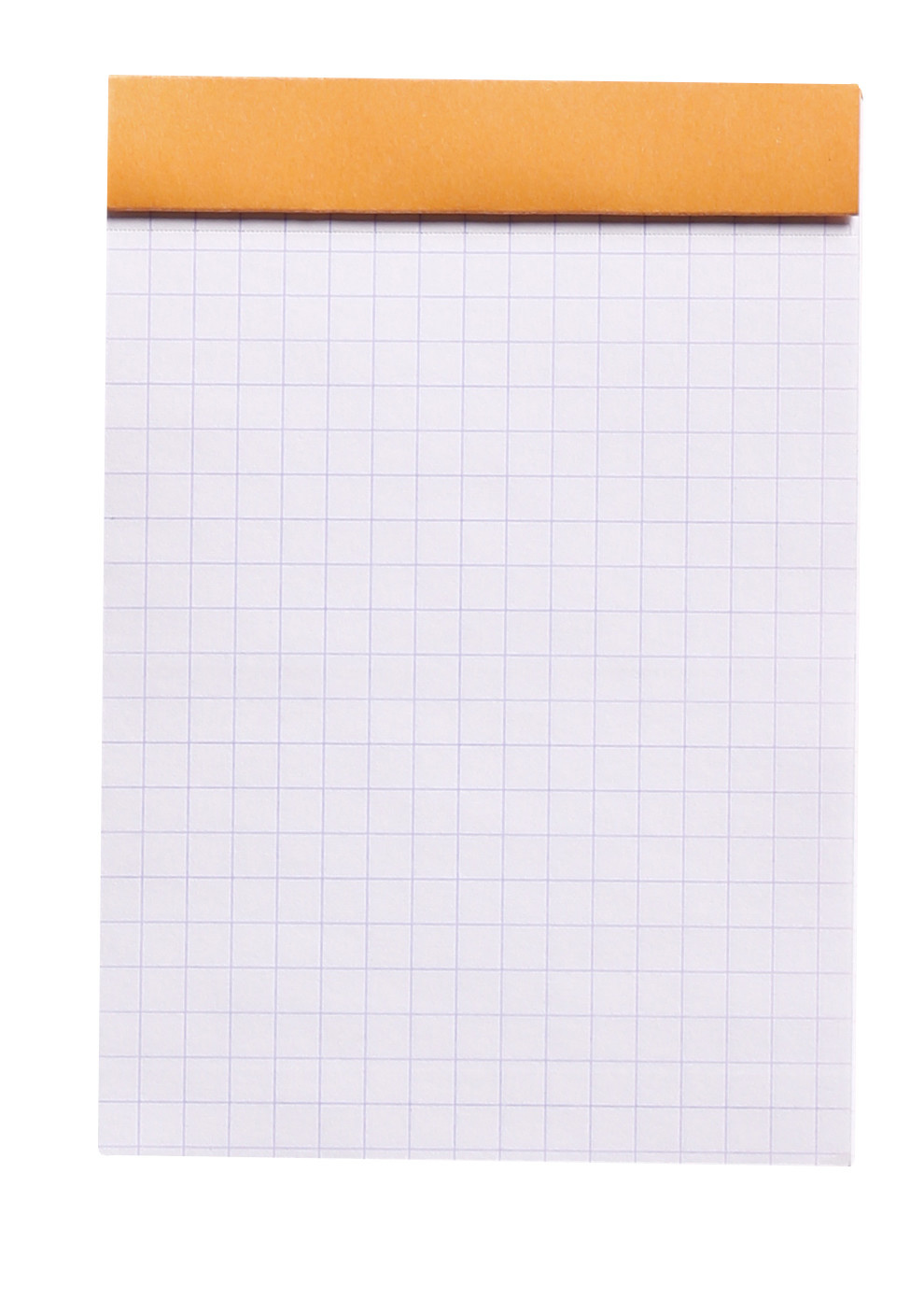 RHODIA Bloc Agrafé Rhodia Orange N°12 8,5X12 Cm 80 Feuillets Petits Carreaux 5X5 80 G
