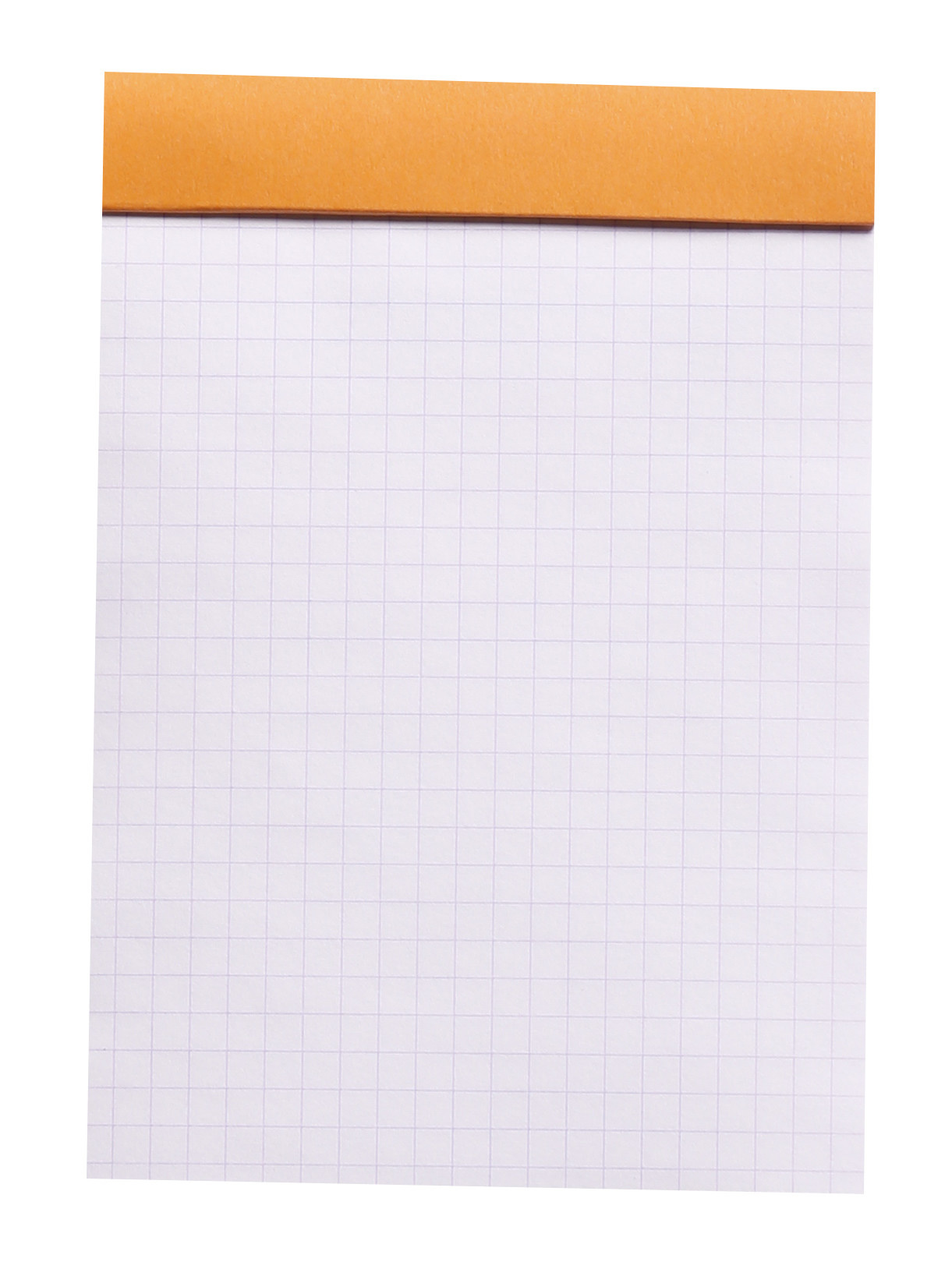 RHODIA Bloc Agrafé Rhodia Orange N°13 10,5X14,8 Cm 80 Feuillets Petits Carreaux 5X5 80 G