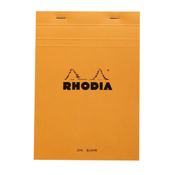 RHODIA Bloc Agrafé Rhodia Orange N°16 14,8X21 Cm 80 Feuillets Uni 80 G