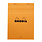 RHODIA Bloc Agrafé Rhodia Orange N°16 14,8X21 Cm 80 Feuillets Ligné Avec Marge 80 G