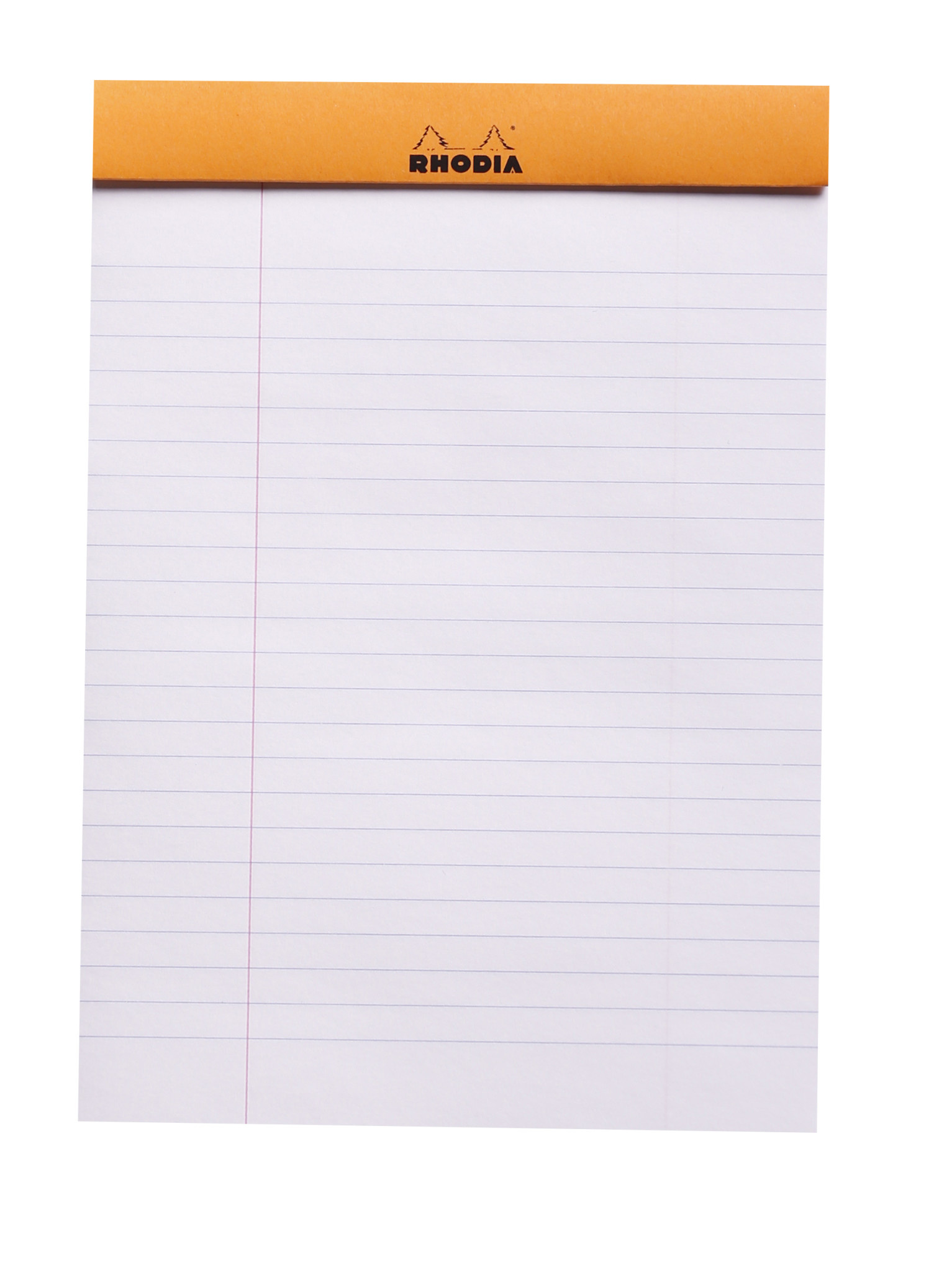 RHODIA Bloc Agrafé Rhodia Orange N°16 14,8X21 Cm 80 Feuillets Ligné Avec Marge 80 G