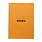 CLAIREFONTAINE Bloc Agrafé Rhodia Orange N°18 21X29,7 Cm 80 Feuillets Uni 80 G