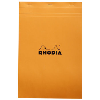 RHODIA Bloc Agrafé Rhodia Orange N°19 21X31,8 Cm 80 Feuillets Ligné Avec Marge 80 G