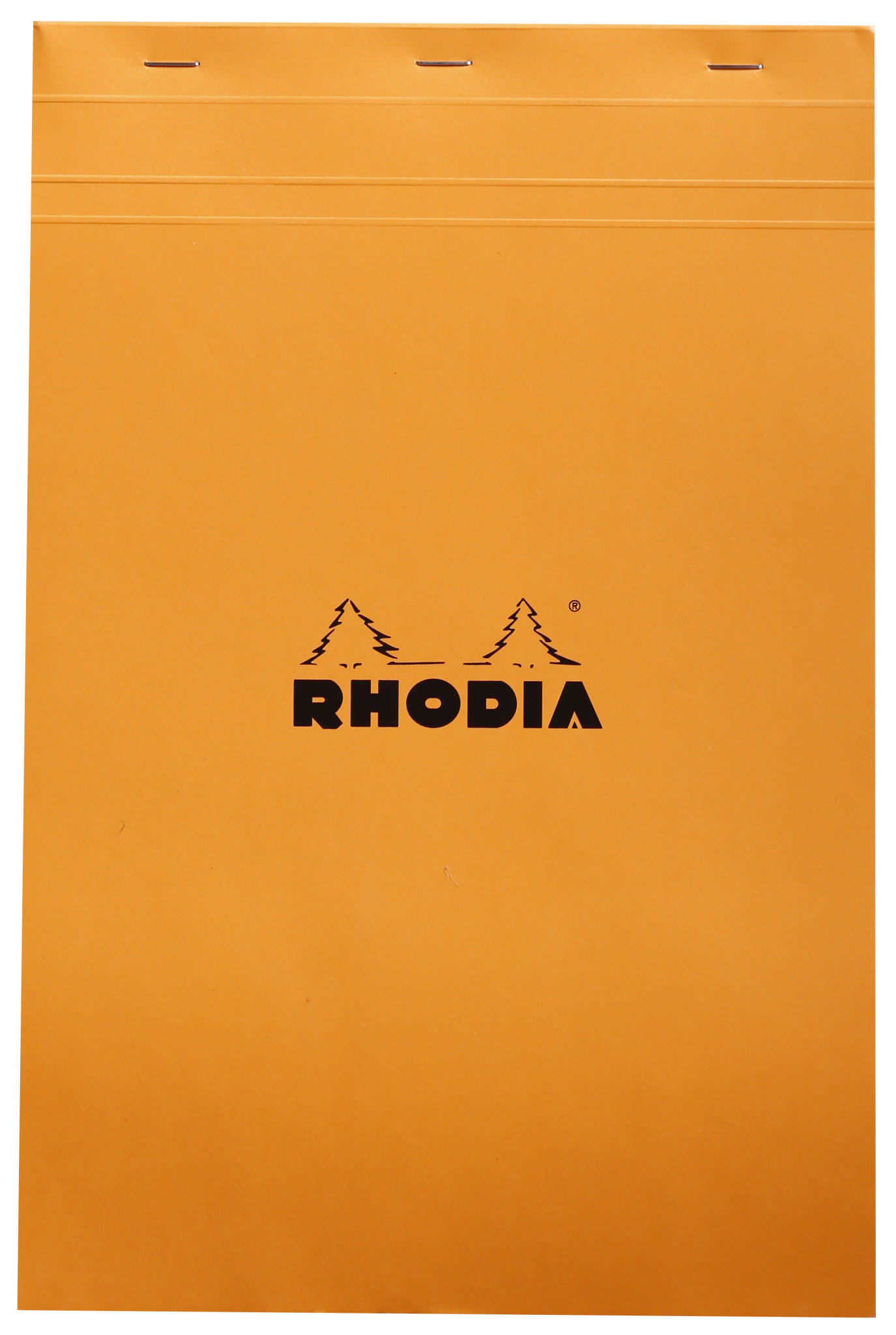 RHODIA Bloc Agrafé Rhodia Orange N°19 21X31,8 Cm 80 Feuillets Ligné Avec Marge 80 G
