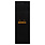 CLAIREFONTAINE Bloc Agrafé Rhodia Black N°8 7,4X21 Cm 80 Feuillets Petits Carreaux 5X5 80 G