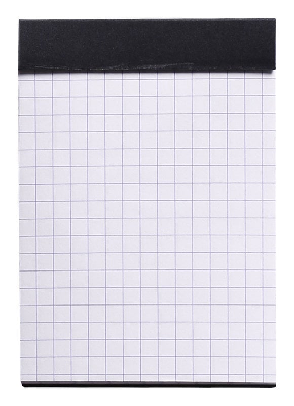 CLAIREFONTAINE Bloc Agrafé Rhodia Black N°11 7,4X10,5 Cm 80 Feuillets Petits Carreaux 5X5 80 G