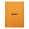 CLAIREFONTAINE RHODIA Orange Bloc agrafé sur coté 80f grands carreaux +4tr