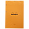 CLAIREFONTAINE Bloc Agrafé Rhodia Orange N°20 21X31,8 Cm Ligné Avec Marge 80 Feuillets 80 G Perforation 4 Trous