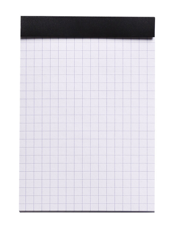 CLAIREFONTAINE Bloc Agrafé Rhodia Black N°12 8,5X12 Cm 80 Feuillets Petits Carreaux 5X5 80 G