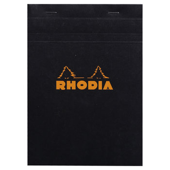 CLAIREFONTAINE Bloc Agrafé Rhodia Black N°16 14,8X21 Cm 80 Feuillets Petits Carreaux 5X5 80 G