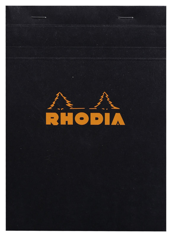 CLAIREFONTAINE RHODIA Noir Bloc agrafé N°16 80f quadrillé 5/5 80g