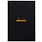 CLAIREFONTAINE RHODIA Noir Bloc agrafé N°19 80f quadrillé 5/5 80g