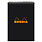 CLAIREFONTAINE Bloc Reliure Intégrale Rhodia Classic Black 14,8X21 Cm 80 F Petits Carreaux 5X5 Microperforé 80 G