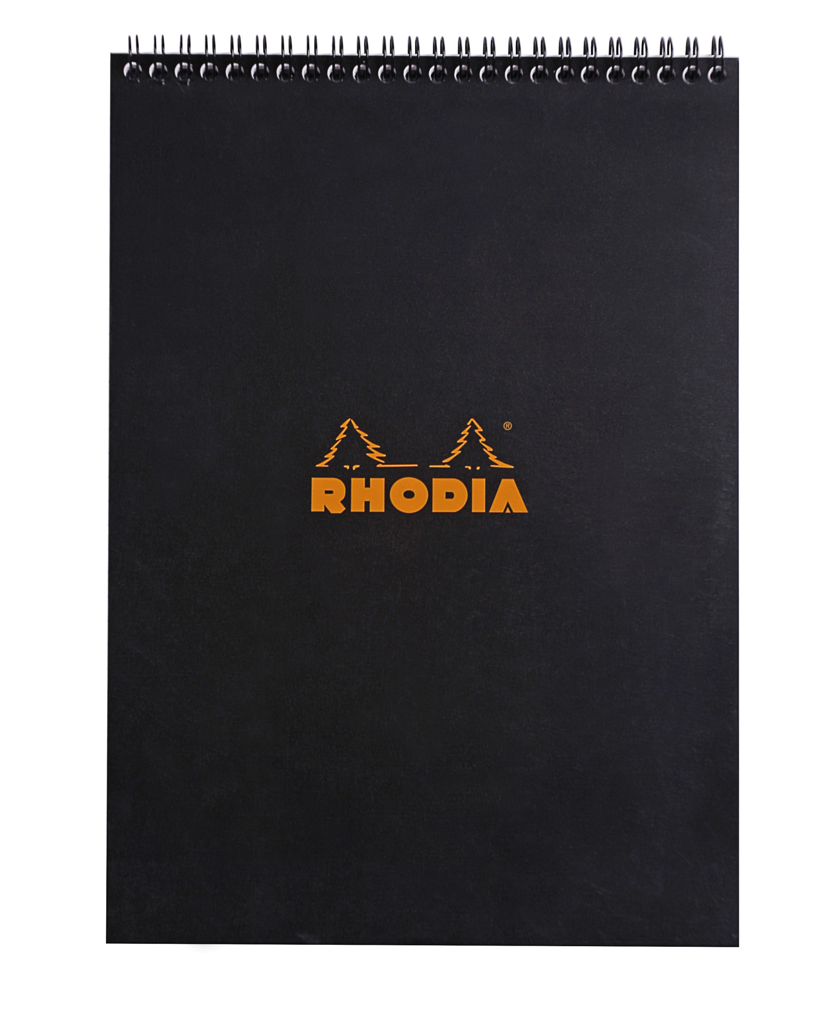 RHODIA Bloc Reliure Intégrale Rhodia Classic Black 21X29,7 Cm 80 F Petits Carreaux 5X5 Microperforé 80 G