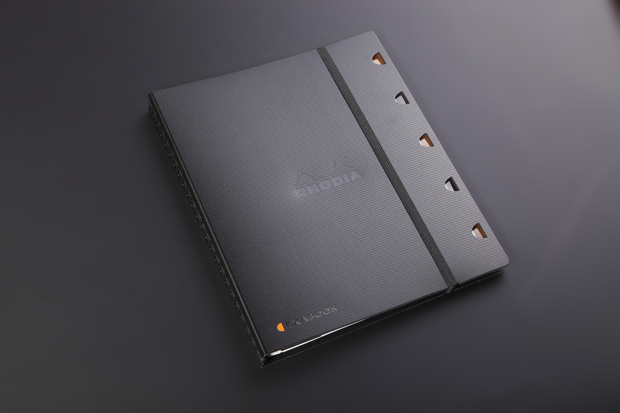 RHODIA Exabook Rhodiactive Rechargeable Reliure Intégrale A4+ 160 Pages Ligné Avec Marge Et Cadre En-Tête 80 G