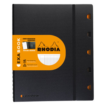 RHODIA 118015C - Bloc-Notes Agrafé Coté Side Orange - A4 - Grands