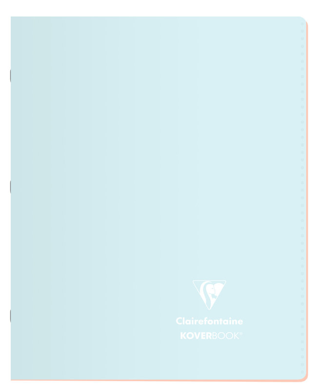 Carnet de vocabulaire reliure intégrale Koverbook 11x17cm 100 pages ligné +  marge centrale couverture polypropylène transparent/