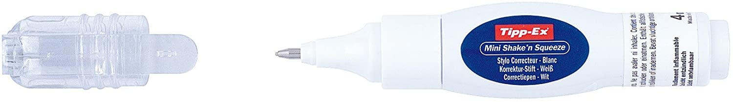 Correcteur liquide blanc stylo Tipp-Ex Shake'n Squeeze contenance
