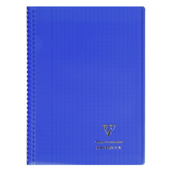 CLAIREFONTAINE Koverbook reliure intégrale enveloppante PP transparent 21x29,7cm 160p Séyès coloris assortis