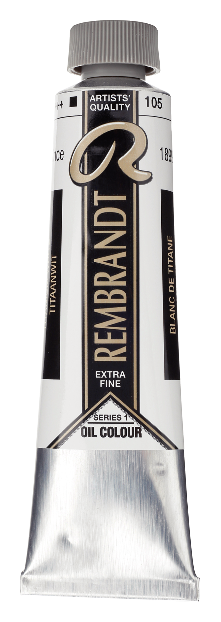 REMBRANDT Couleur à l'Huile Tube 40 ml Blanc De Titane (L'Huile De Carthame) 105