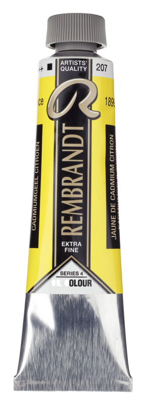 REMBRANDT Couleur à l'Huile Tube 40 ml Jaune de Cadmium Citron 207