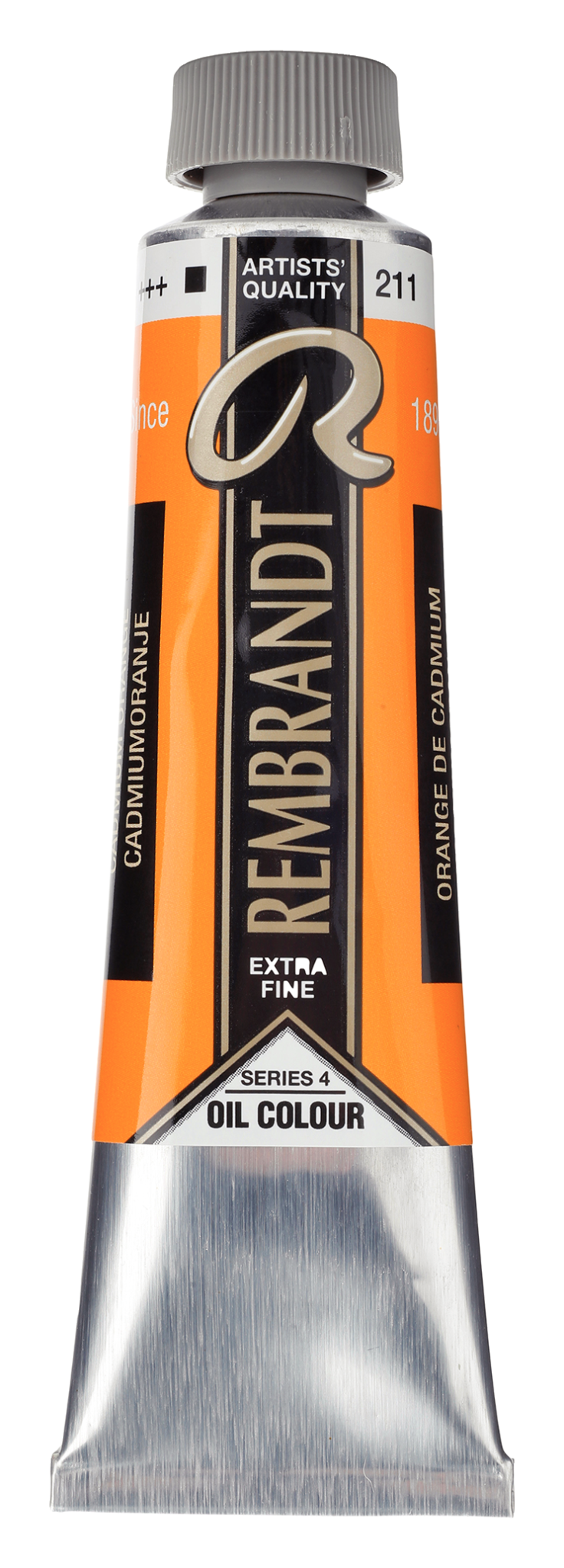 REMBRANDT Couleur à l'Huile Tube 40 ml Orange de Cadmium 211