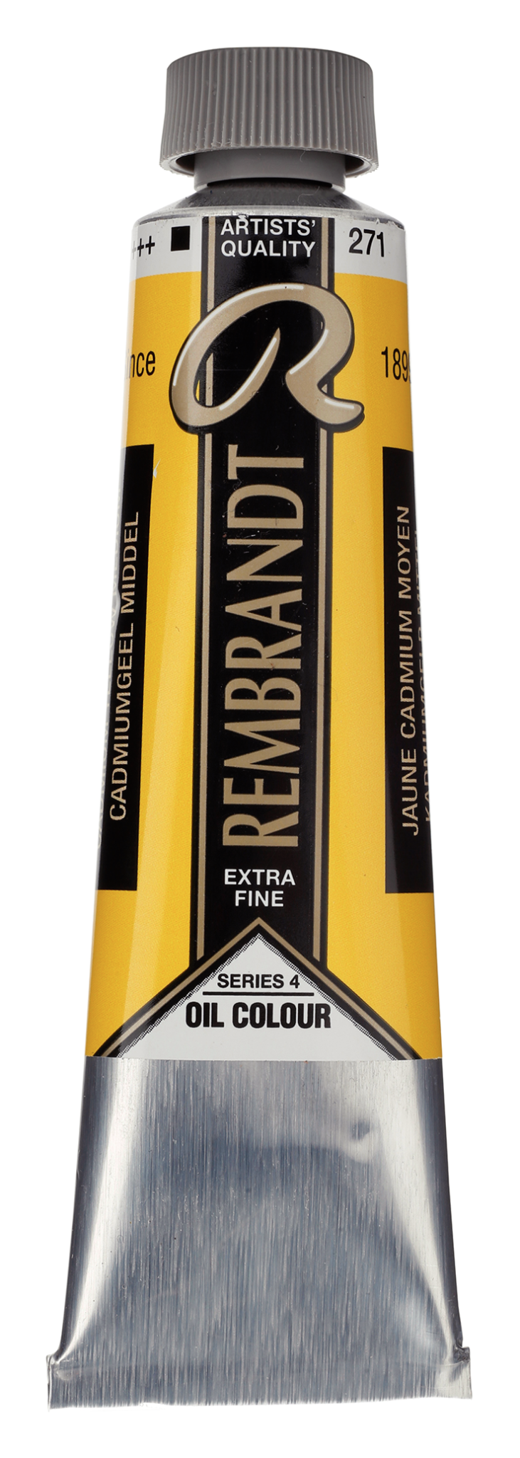 REMBRANDT Couleur à l'Huile Tube 40 ml Jaune Cadmium Moyen 271