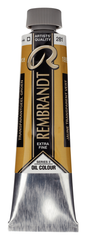 REMBRANDT REMBRANDT HUILE EXTRA-FINE 40ML JAUNE TRANSP VERT