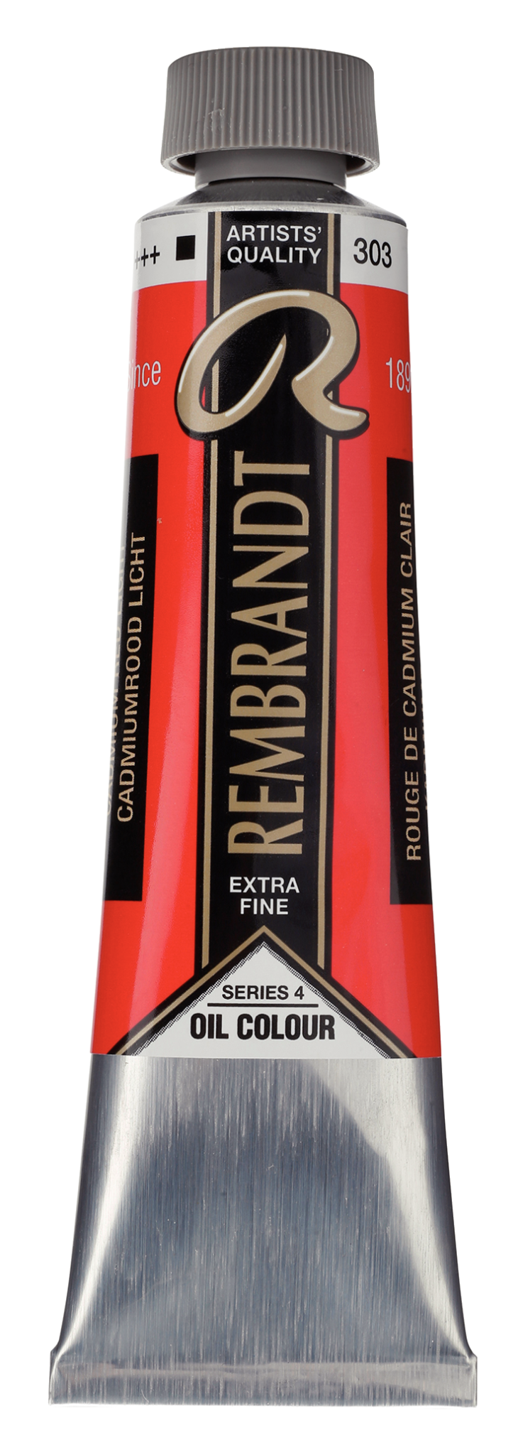 REMBRANDT Couleur à l'Huile Tube 40 ml Rouge de Cadmium Clair 303