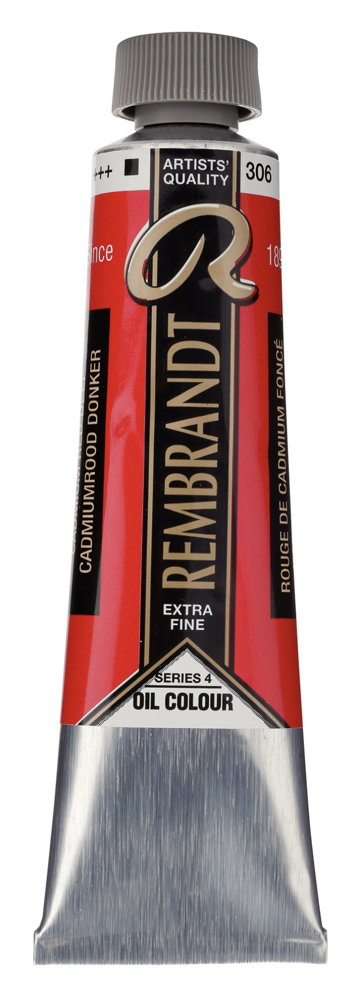 REMBRANDT Couleur à l'Huile Tube 40 ml Rouge de Cadmium Foncé 306