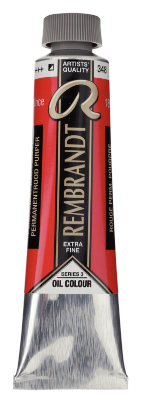 REMBRANDT Couleur à l'Huile Tube 40 ml Rouge Permanent Pourpre 348