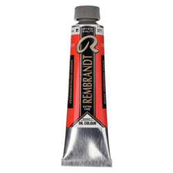 REMBRANDT Couleur à l'Huile Tube 40 ml Rouge Permanent Foncé 371