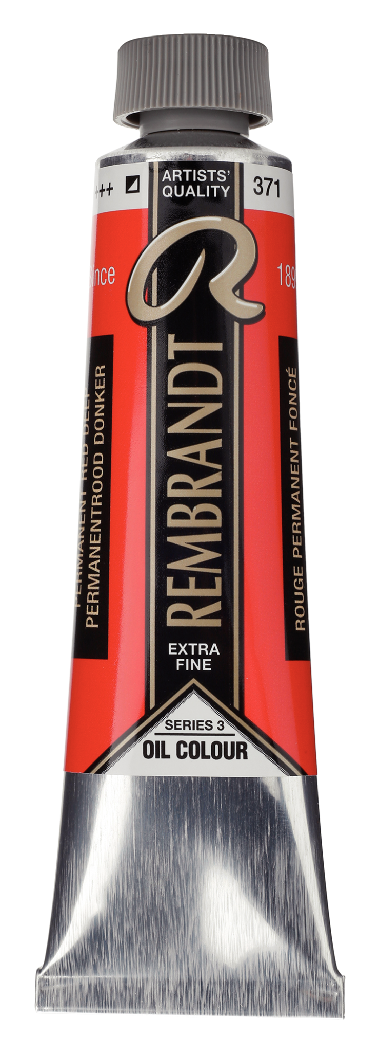 REMBRANDT Couleur à l'Huile Tube 40 ml Rouge Permanent Foncé 371