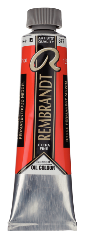 REMBRANDT Couleur à l'Huile Tube 40 ml Rouge Permanent Moyen 377